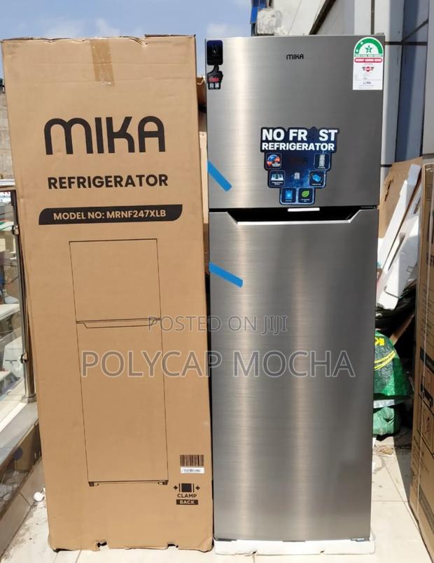Mika Fridge 247l 2 Door Top Mount Freezer No Frost - main view