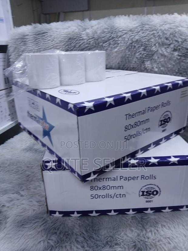 Bill Receipt Papers 80x80mm Thermal Star Thermal Roll - main view