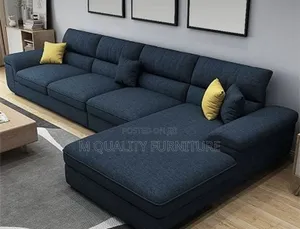 Gray 6 Seater Corner Modernized Couch