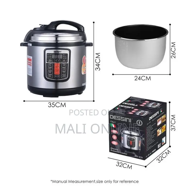 Dessini 6l Electric Pressure Cooker 1000w Multi-cooker