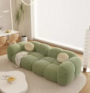 Green 3 Seater Bubble Sofas