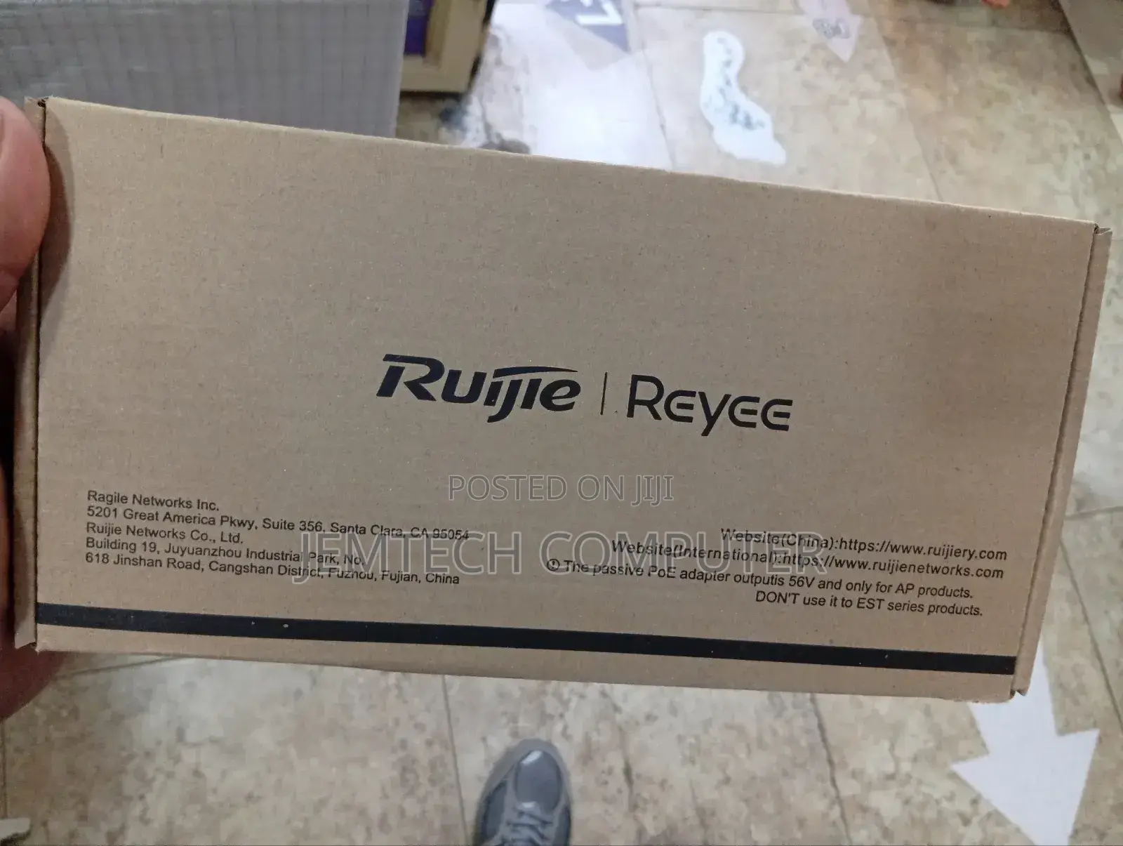 Rg-Poe-50-60w-Mg, 1-Port Poe Injector (2500base-T, 56v, 60w)