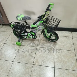 Green Crossroad Bike Size 12 (3-5yrs)