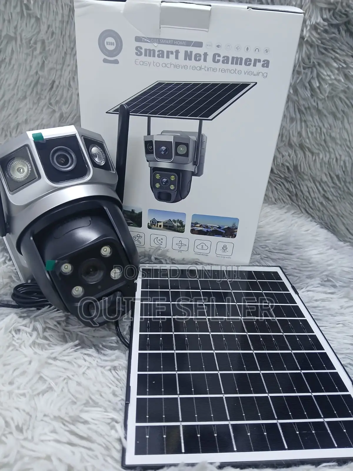 Outdoor V380pro Solar 4g/Wifi Sim Card CCTV Camera