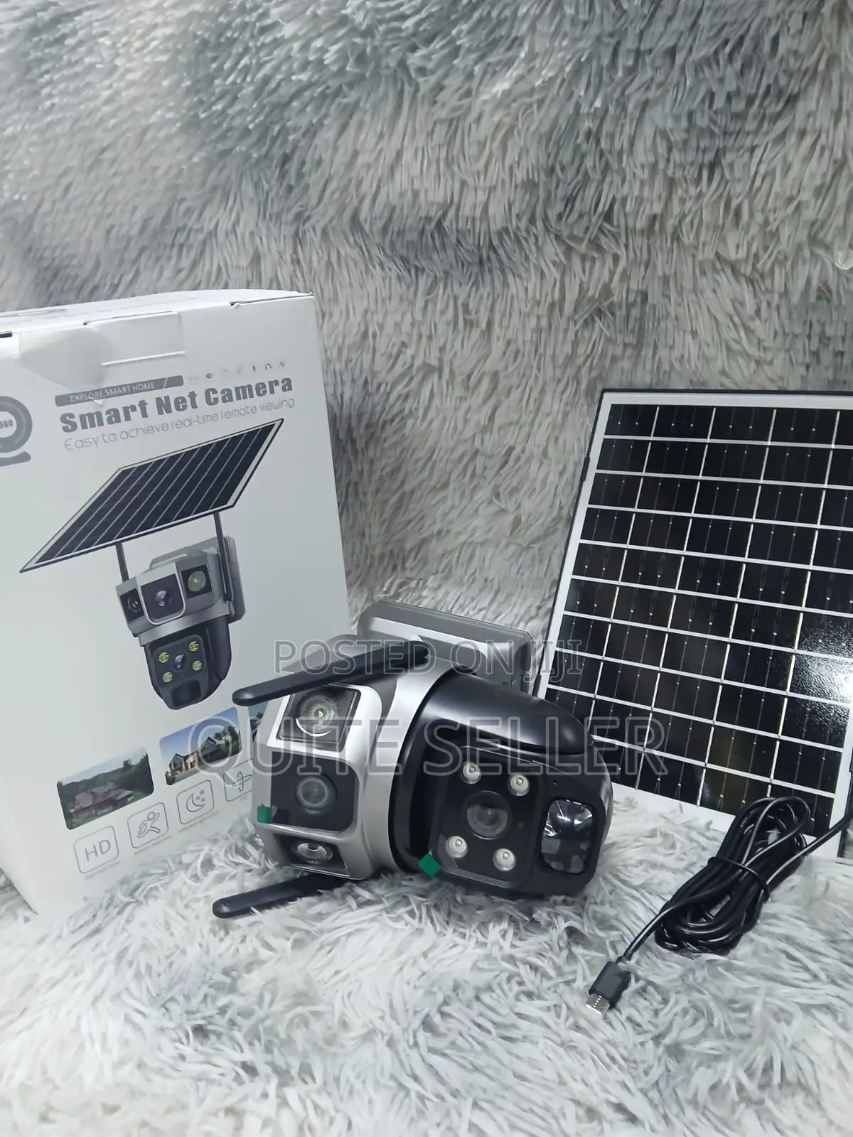 Dual Lens Wifi Solar Powered Outv380 App Access