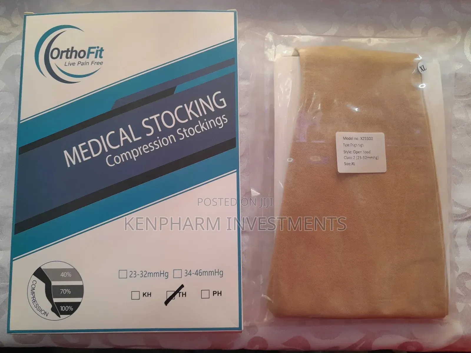 Medical Compression Stocking, Thigh High