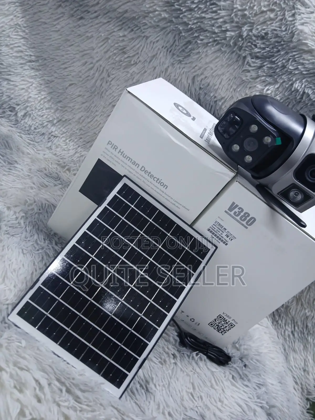 Solar Energy Powered 4g Simcard Dual Lens V380 App CCTV