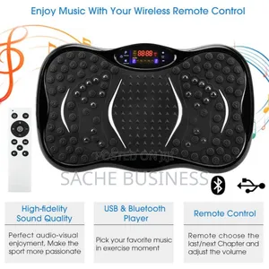 Vibration Plate With Resistance Bands