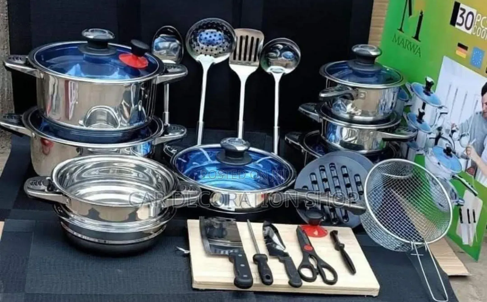 30pcs Marwa Cookware Set