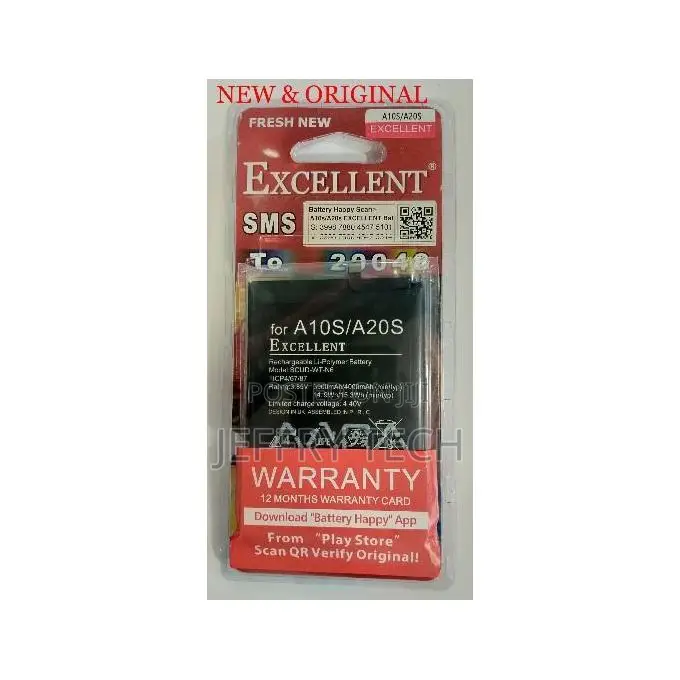 Excellent Samsung Galaxy A20s Mobile Phone Battery.