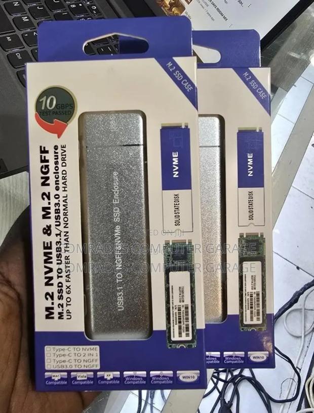 M.2 Nvme M.2 NGFF SSD Enclosure,