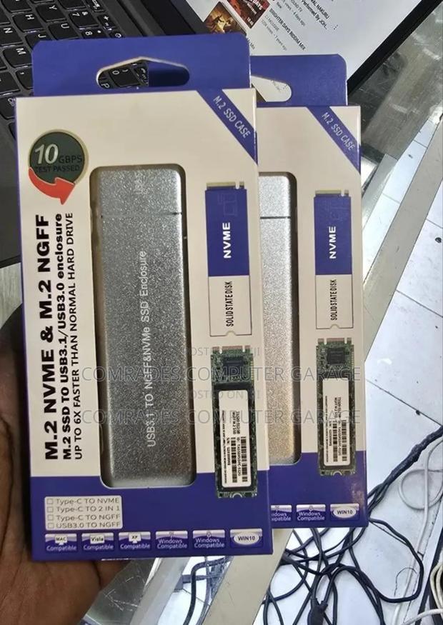M.2 Nvme M.2 NGFF SSD Enclosure, - thumbnail 3