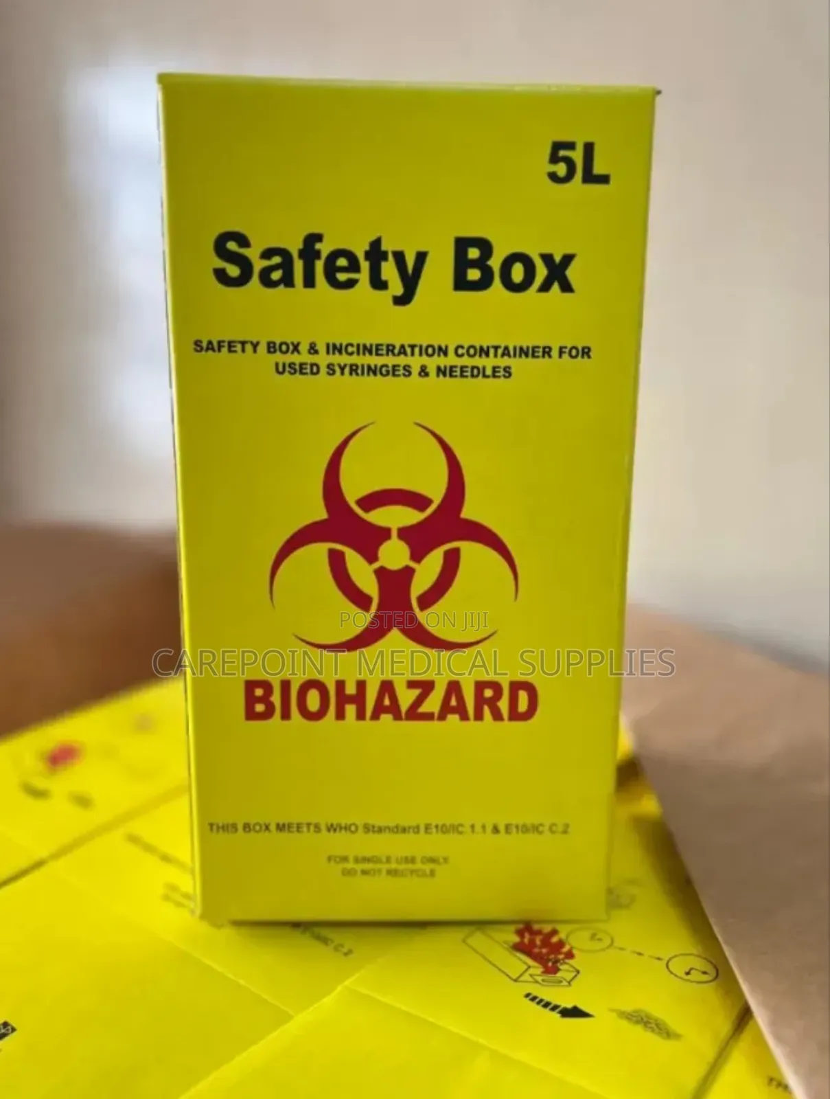Yellow Safety Boxes 5l