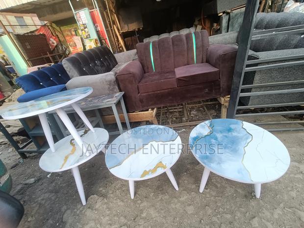 Circular Marble Coffee Table - main view