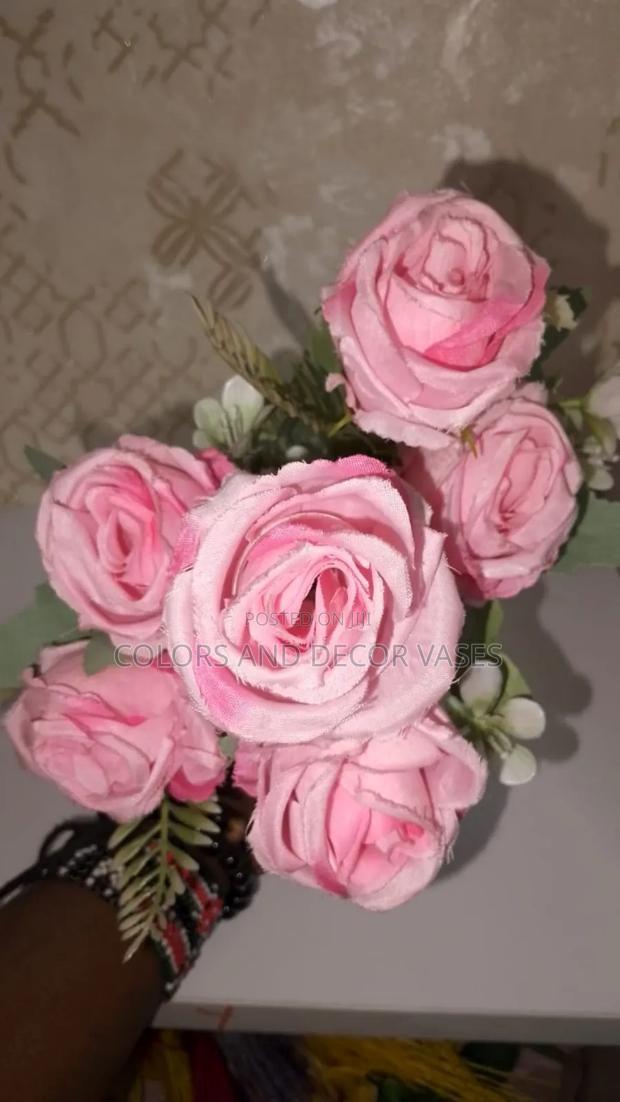 Pink Almost Real Roses Decor - thumbnail 4