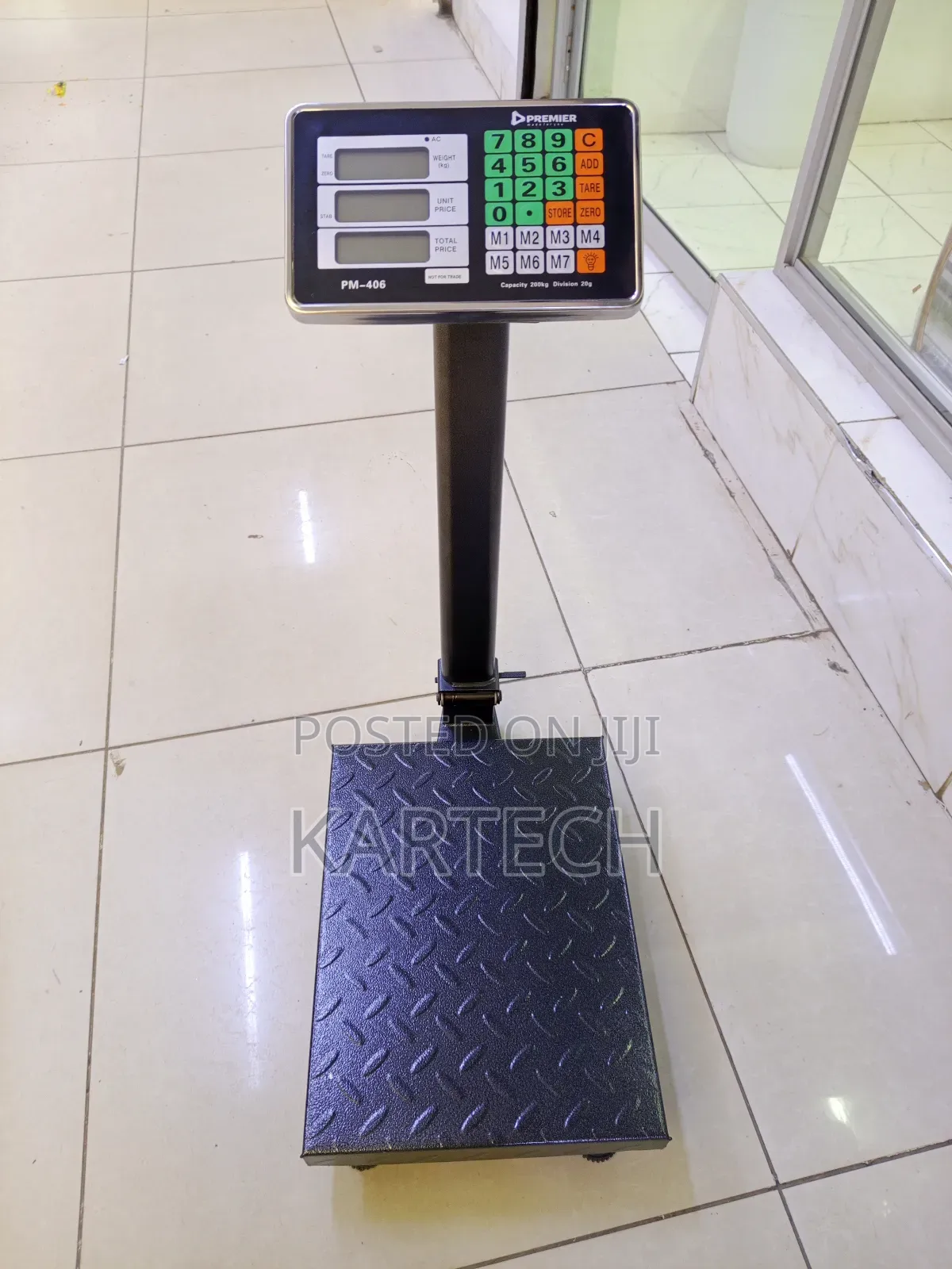 Premier Pm-406 200kg Platform Scale - Rechargeable
