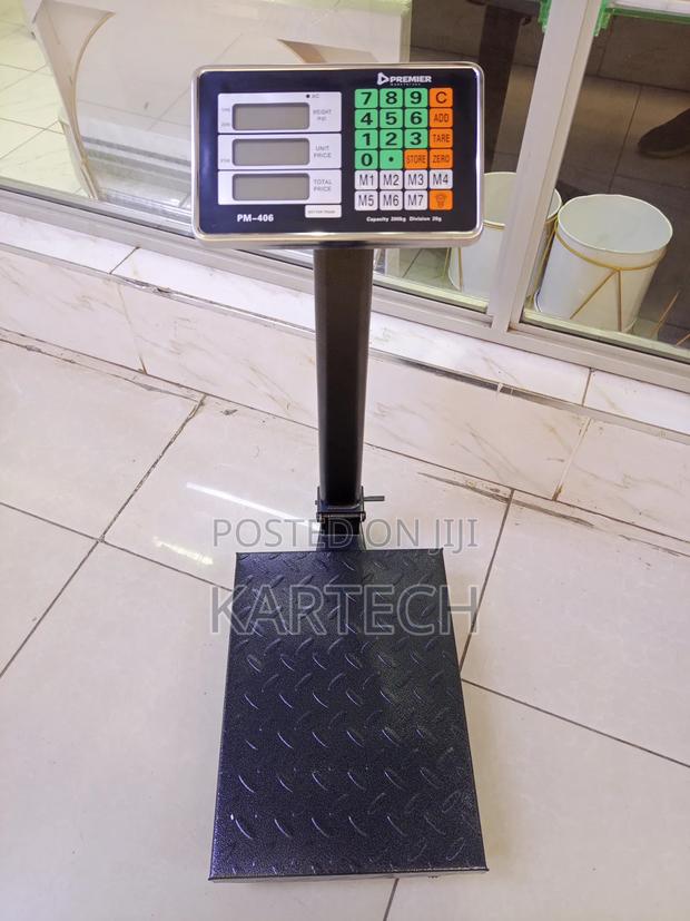 Premier Industrial 200kg Digital Platform Scale - main view