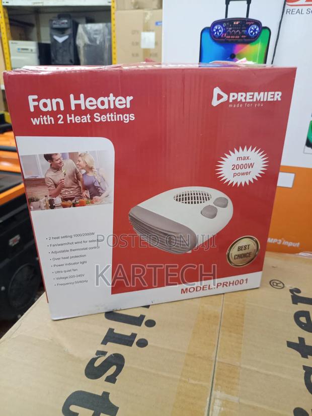 Premier Fan Heater With 2 Heat Settings -2000w - main view