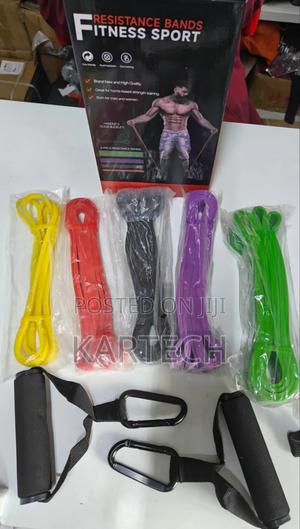 5 in One Resistance Bands With Handle - thumbnail 2