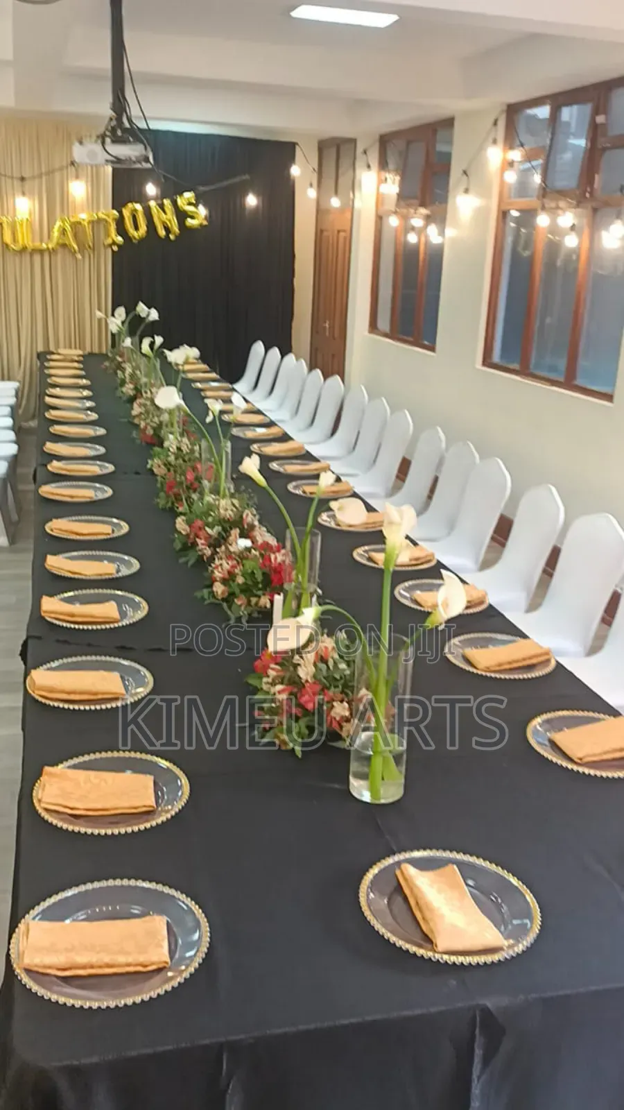 Table Setup And Decoration