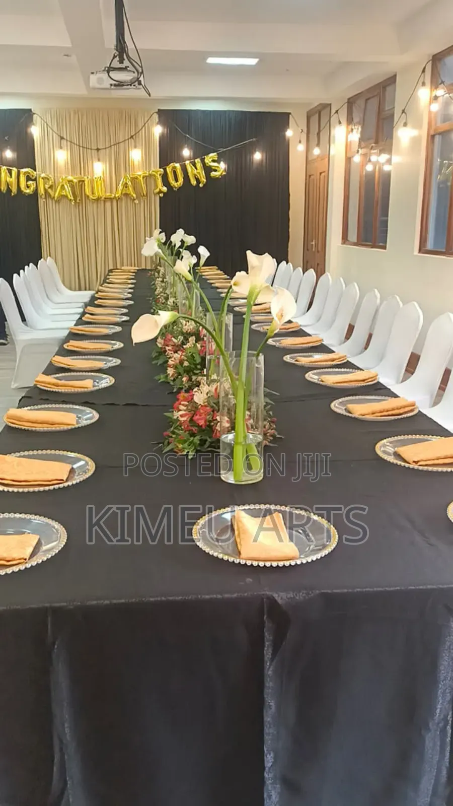 Table Setup And Decoration