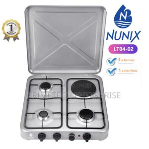 Nunix 3g+1e Table Top Cooker-Silver - thumbnail 2
