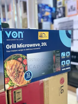 Von Vamg-21dgk Digital Microwave Oven Grill 20l – Black
