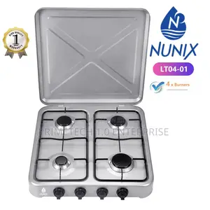 Nunix 4 Burner Table Top Cooker -Silver