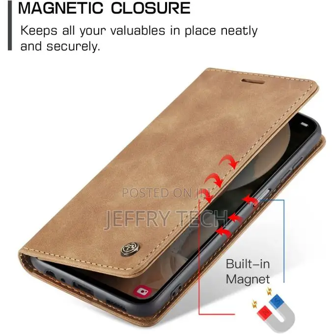 Magnetic Closure Protective Cover for Samsung Galaxy A16 4g