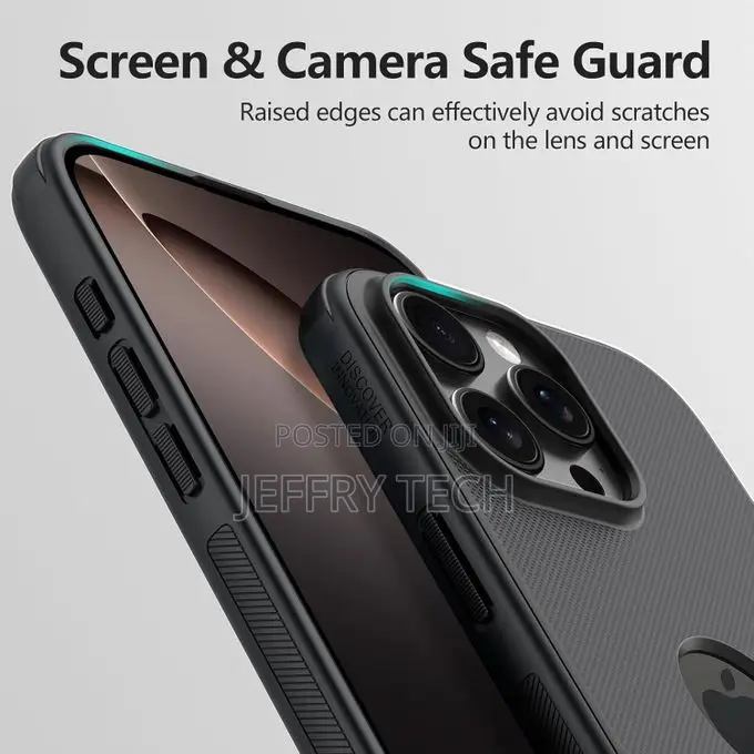 Nilkin for iPhone 16 Pro Max Case, Frosted Shield Pro Slim P
