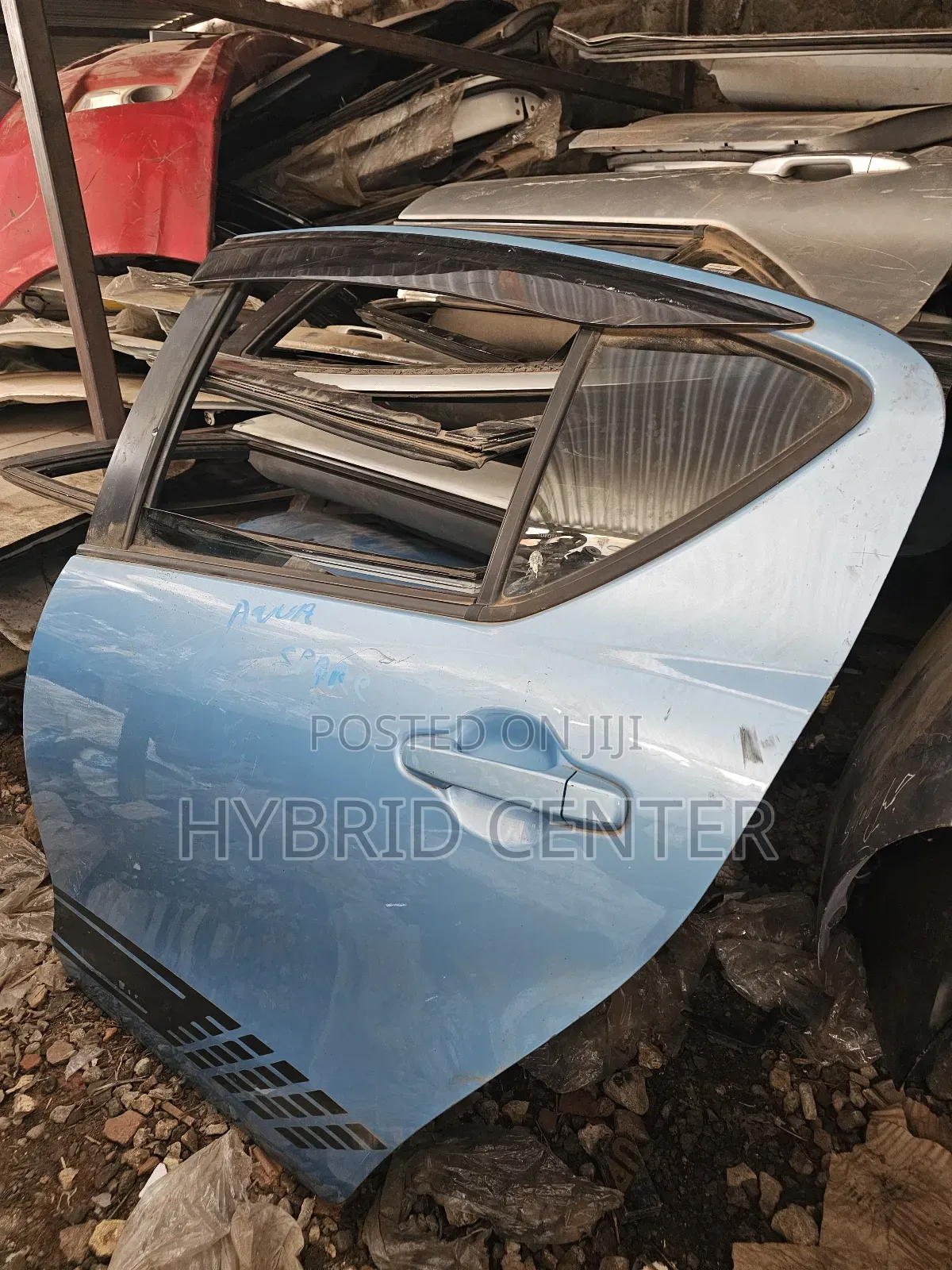 Aqua Door for the Back(Bright Blue)