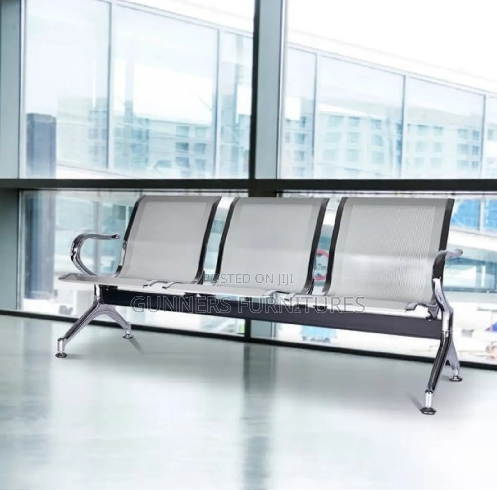 Unpadded Airport Link Chair.