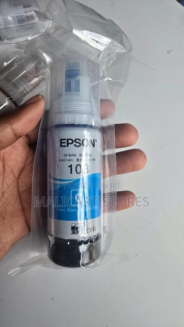 Epson 108 Ecotank Cyan Ink Bottle (70ml)
