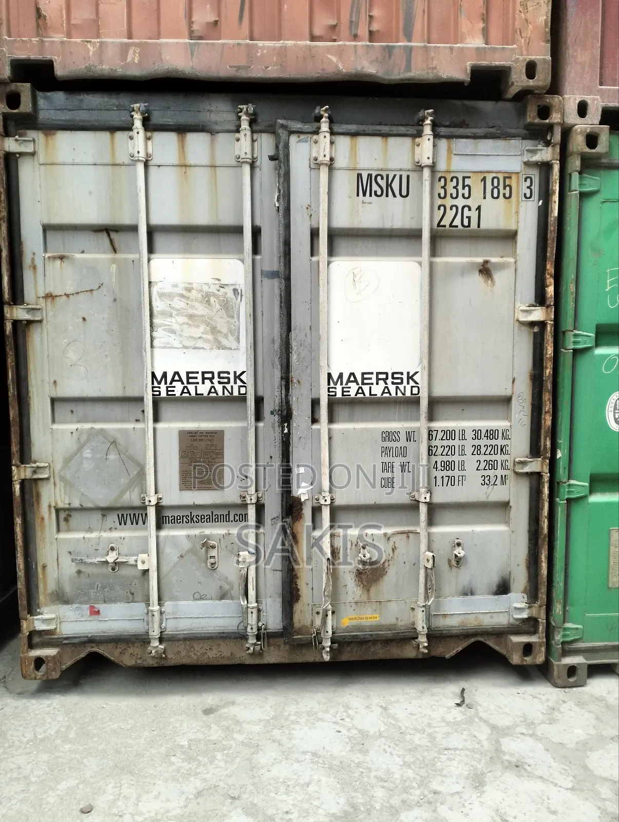 20 Feet Shipping Containers For Sale