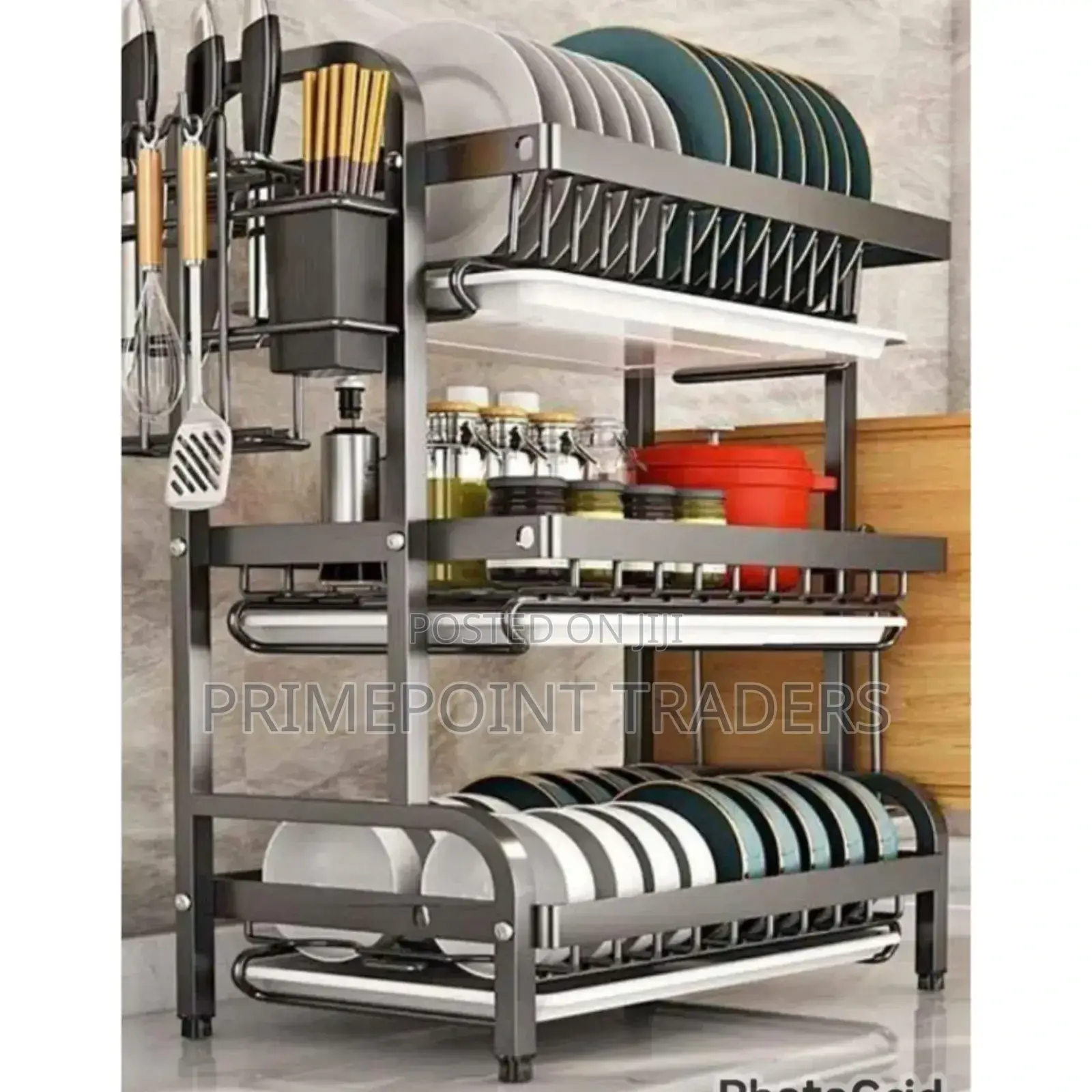 3-Tier Dish Rack Organizer