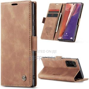 Samsung Galaxy Note 20 Ultra Suede Leather Wallet Case Flip - thumbnail 2