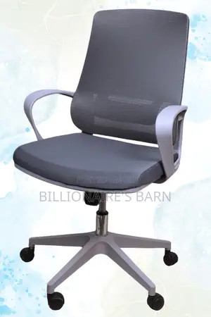 Office Chair: Mebri Mid Back Supporting Chair