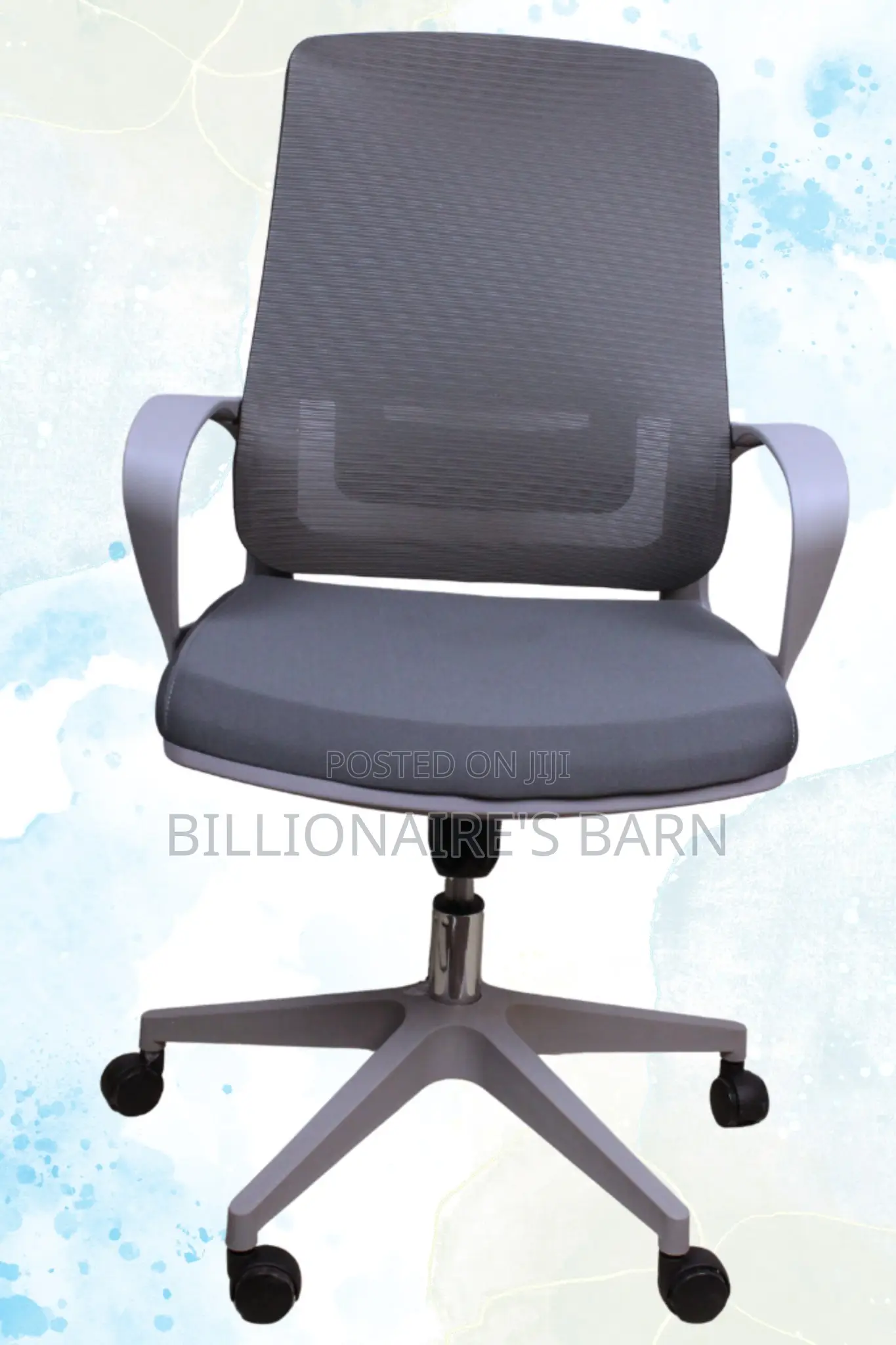 Office Chair: Mebri Mid Back Supporting Chair
