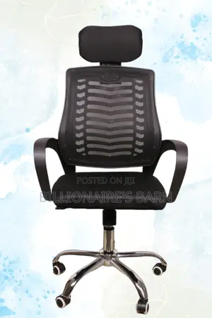 Office Chair/ Secretarial Mesh Office Chair-Black