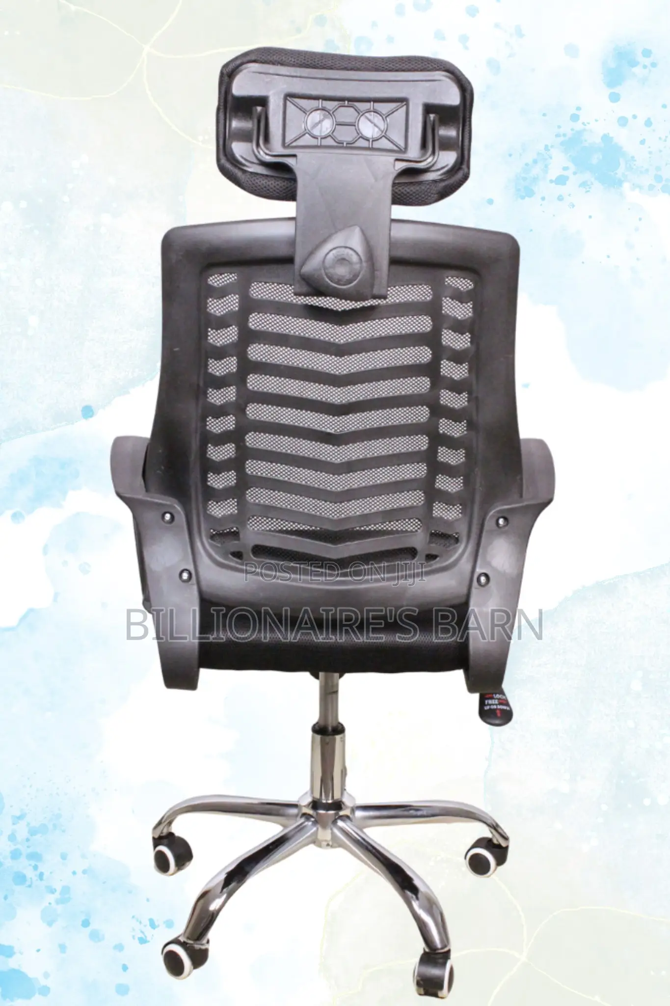 Office Chair/ Secretarial Mesh Office Chair-Black