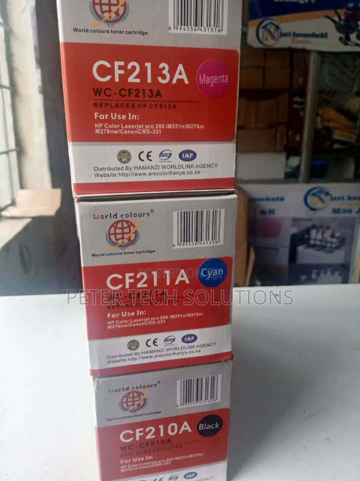Hp 4color 131a Toner Cartridge (Cf210a/Cf211a/Cf212a/Cf213a)
