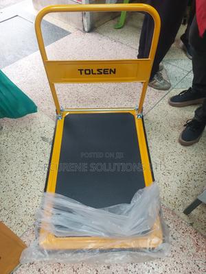 300kgs Tolsen Foldable Platform Hand Truck, Model 62606. - thumbnail 2