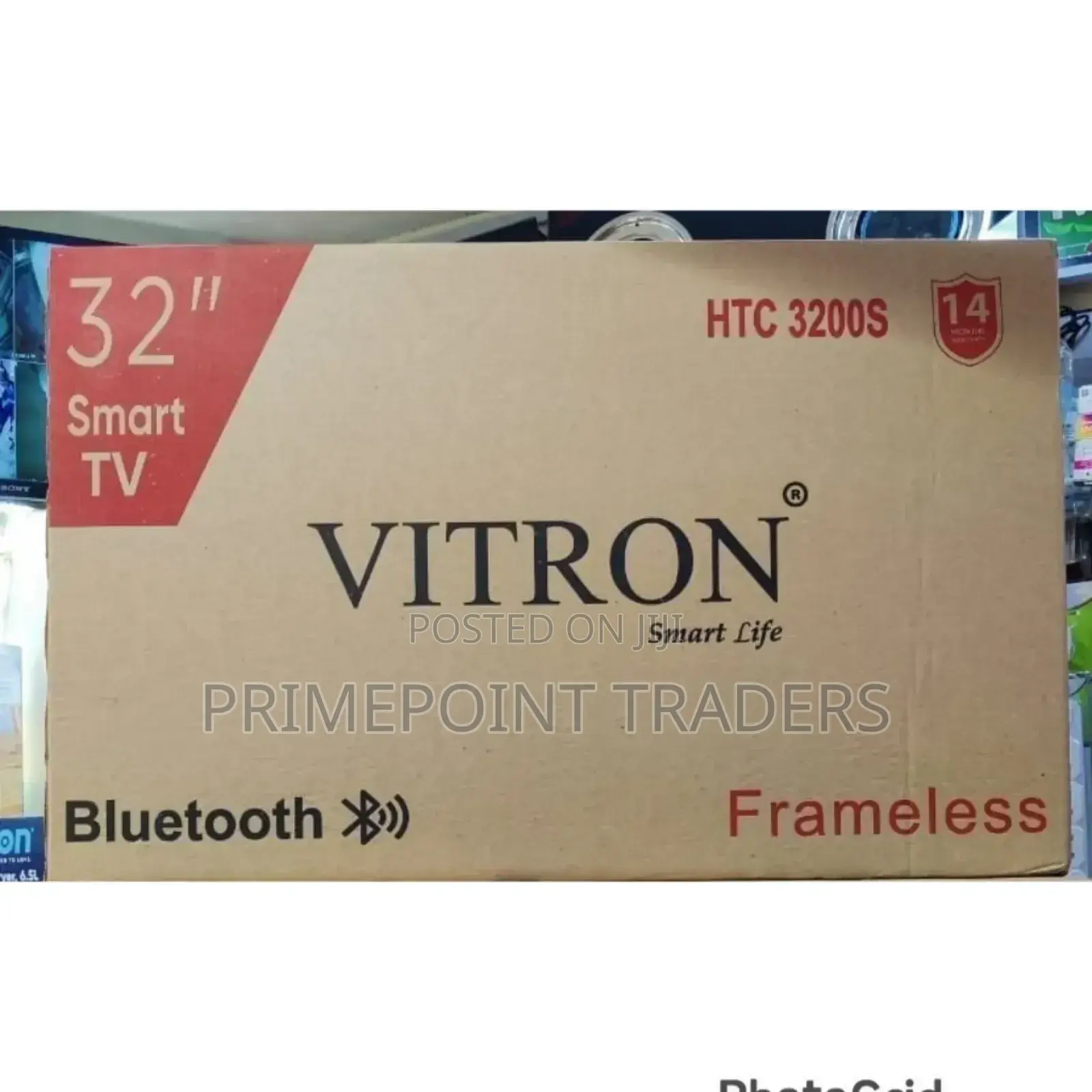 Vitron 32′′ Smart Android Frameless With Bluetooth Tv✓