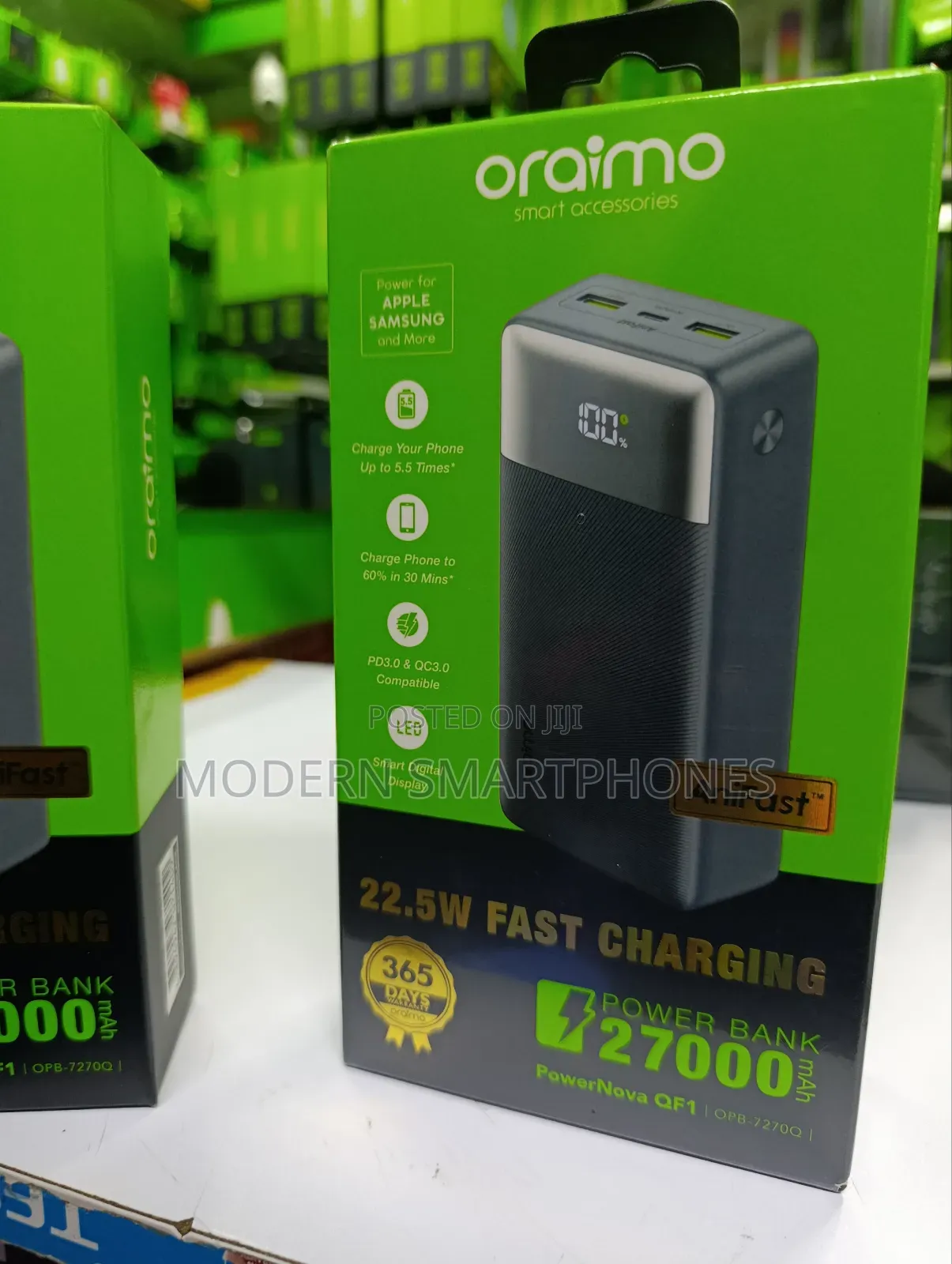 Oraimo Powernova Qf1 27000mah 22.5w Power Bank