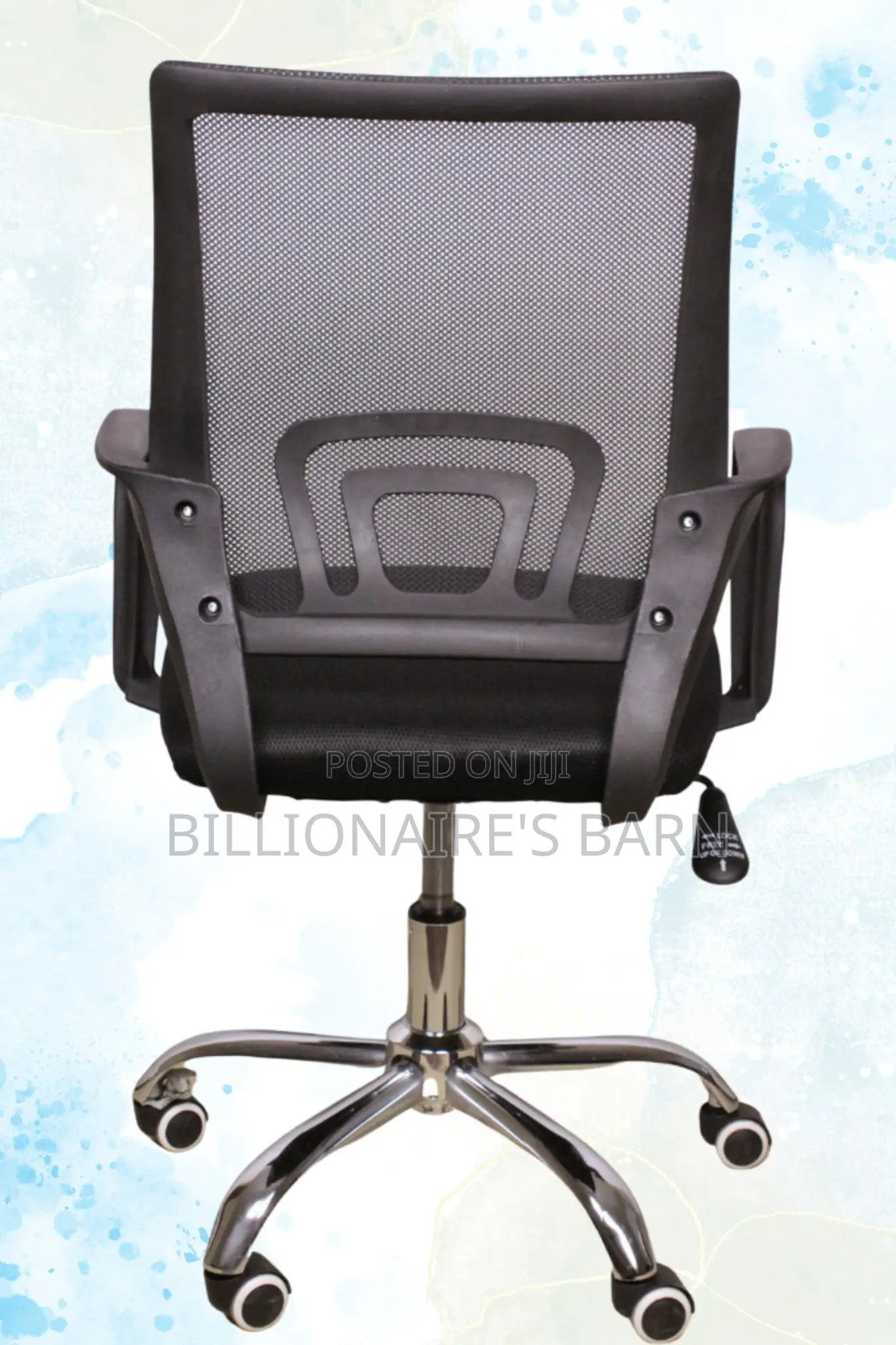 Secretarial Mesh Back Office Chair-Black