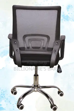 Secretarial Mesh Back Office Chair-Black