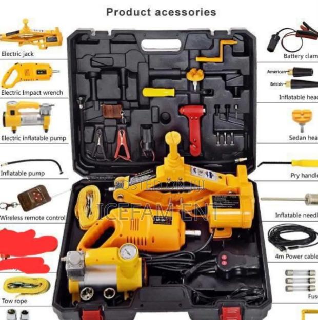 Electric Car Jack Set - main view