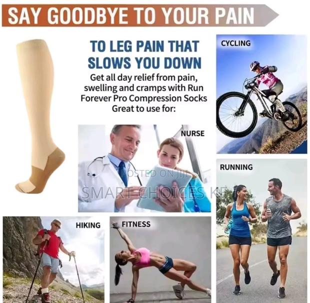 Sports Copper Compression Anti Fatigue Stocking - thumbnail 7