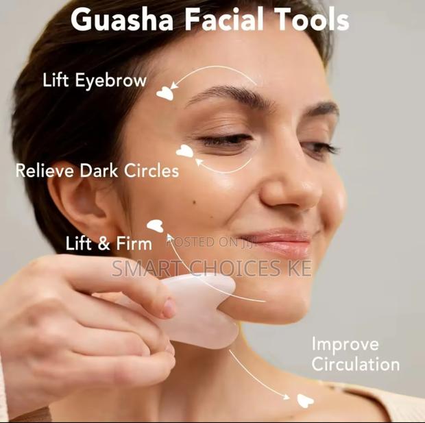 *3in1 Natural Stone Derma Facial Jade Roller Massager - thumbnail 6