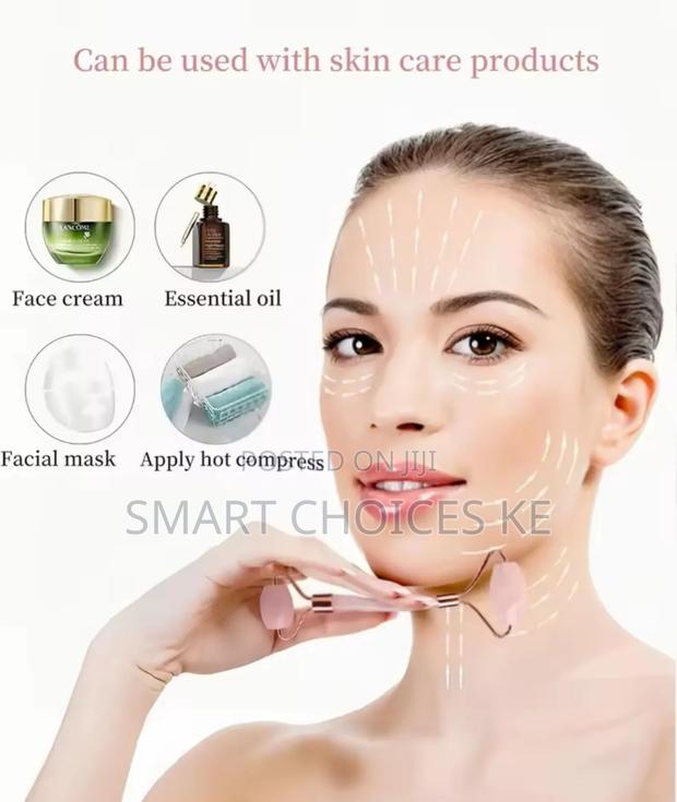 *3in1 Natural Stone Derma Facial Jade Roller Massager - thumbnail 7